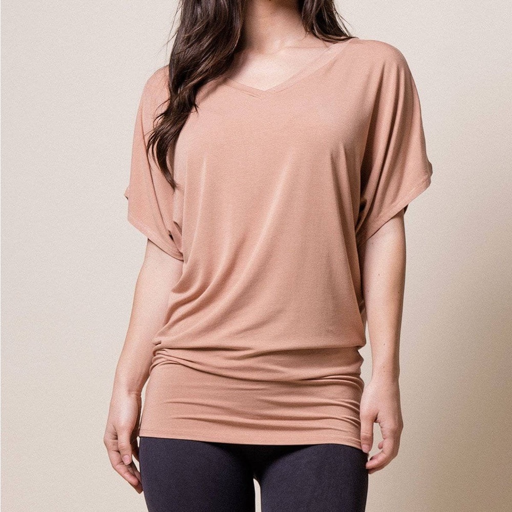 Sivana Spirit Bamboo Dolman Tunic Rosewater small brand new